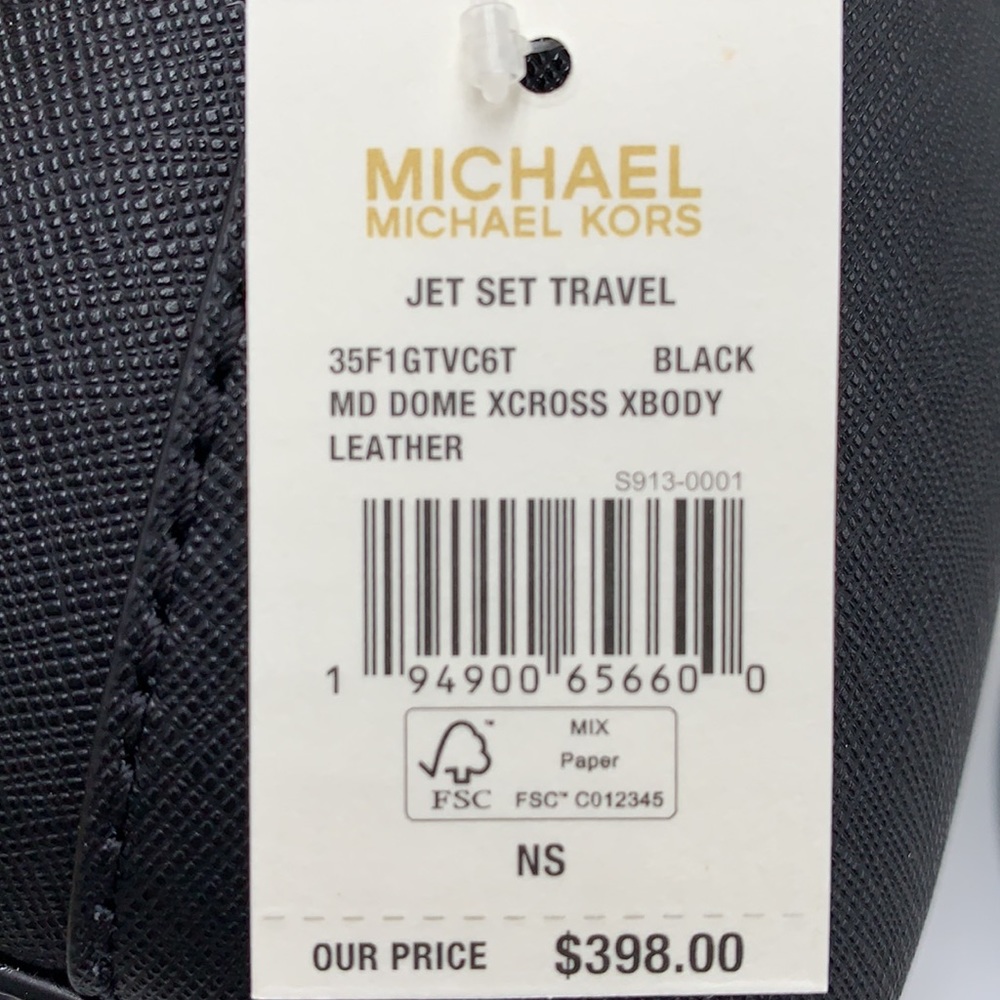 MICHAEL KORS MEDIUM DOME XCROSS XBODY BLACK COLOR - Picture 14 of 14